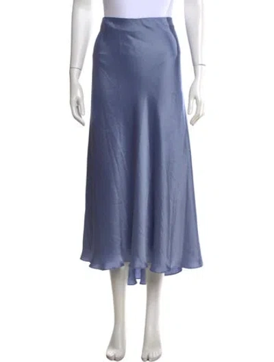 Pre-owned Tanya Taylor Midi Length Skirt W/ Tags In Blue