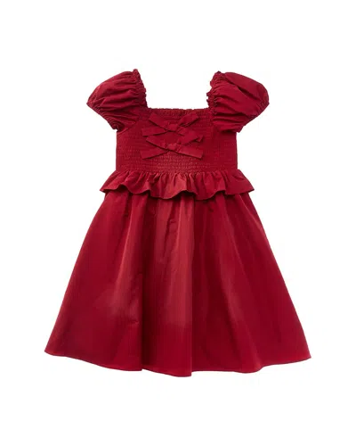 Tanya Taylor Mini Pip Dress In Red