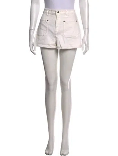 Pre-owned Tanya Taylor Mini Shorts In White