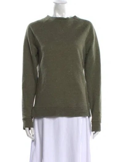 Pre-owned Tanya Taylor Mock Neck Sweater In Green