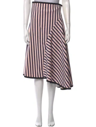 Pre-owned Tanya Taylor Nylon Long Skirt In Pink