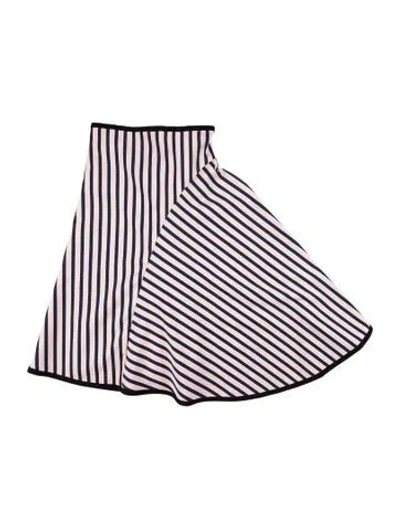 Pre-owned Tanya Taylor Nylon Long Skirt In Pink