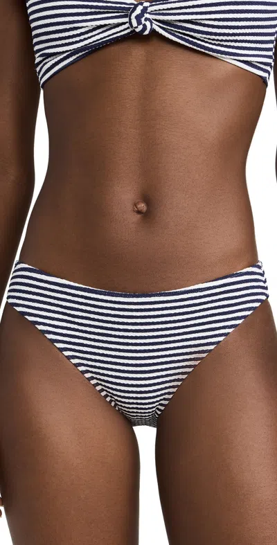 Tanya Taylor Orelia Bikini Bottoms Maritime Blue/white Multi