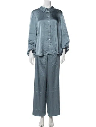 Pre-owned Tanya Taylor Pant Set In Blue