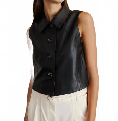 Tanya Taylor Parton Sleeveless Top In Black