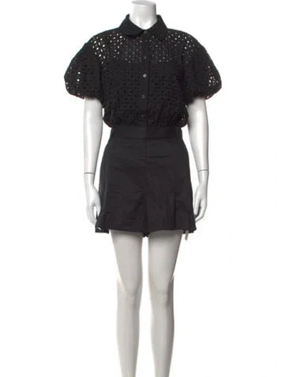 Pre-owned Tanya Taylor Patterned Jumpsuit In Black