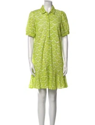 Pre-owned Tanya Taylor Printed Mini Dress In Multi