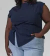 Tanya Taylor Robin Top In Navy In Blue