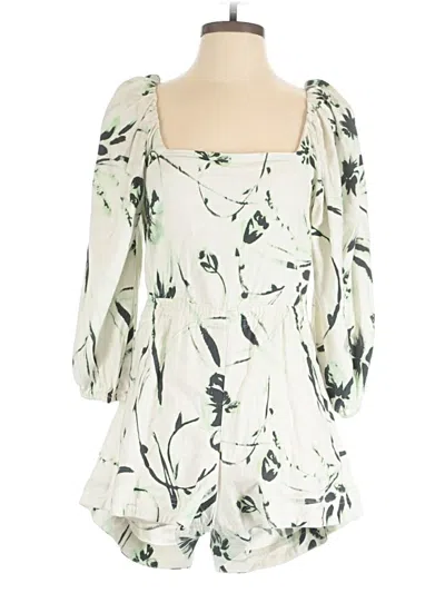 Pre-owned Tanya Taylor Romper In White