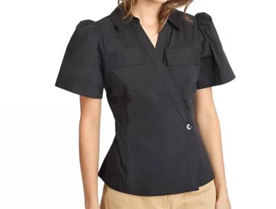 Tanya Taylor Sandra Top In Black