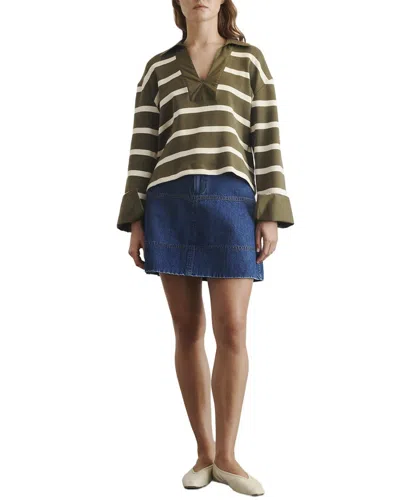 Tanya Taylor Short Hudie Skirt In Green