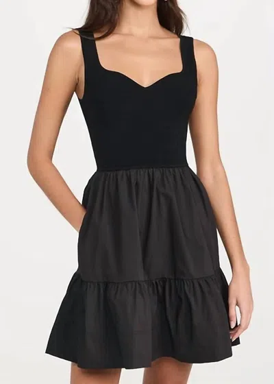 Tanya Taylor Short Josephina Dress In Black