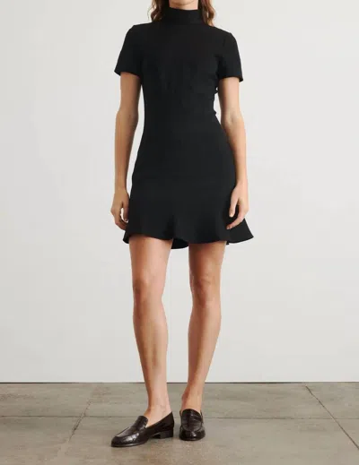 Tanya Taylor Short Thea Dress In Black