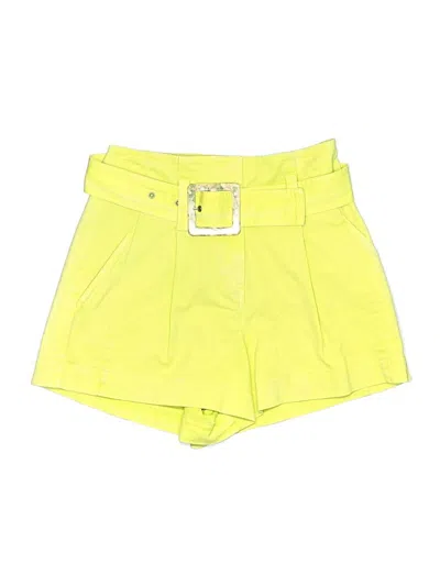Pre-owned Tanya Taylor Shorts In Yellow