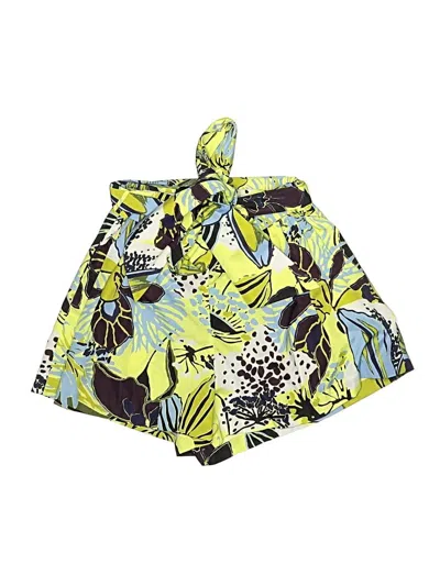Pre-owned Tanya Taylor Shorts In Yellow