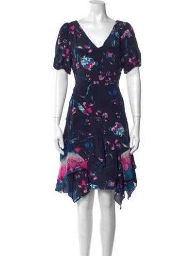 Pre-owned Tanya Taylor Silk Long Dress In Multi
