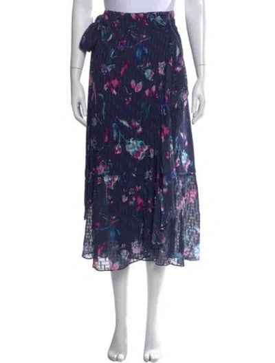Pre-owned Tanya Taylor Silk Long Skirt In Multi