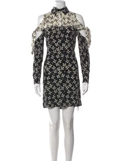 Pre-owned Tanya Taylor Silk Mini Dress In Multi