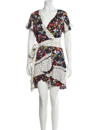 Pre-owned Tanya Taylor Silk Mini Dress In Pink