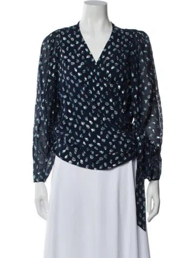 Pre-owned Tanya Taylor Silk Printed Top