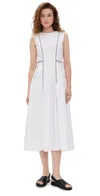 Tanya Taylor Sloane A-line Midi Dress In White