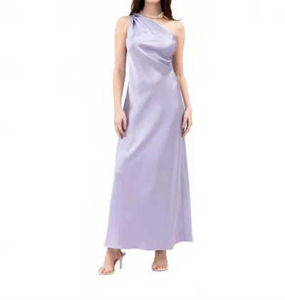 Tanya Taylor Stassi Dress In Lilac In Blue