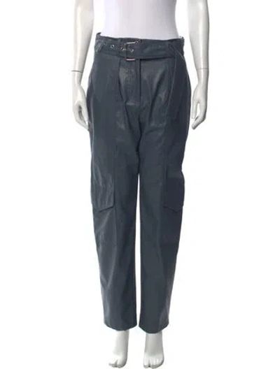 Pre-owned Tanya Taylor Straight Leg Pants In Grey