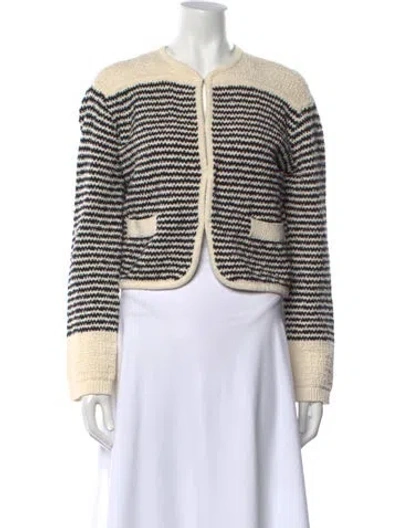 Pre-owned Tanya Taylor Striped Crew Neck Sweater In Multi