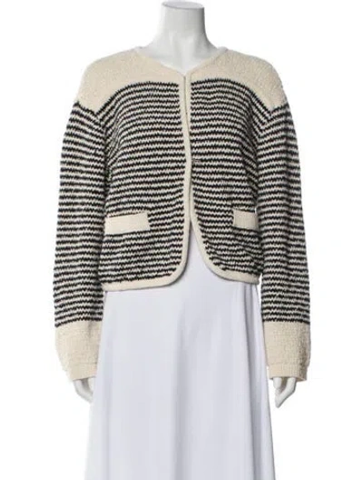 Pre-owned Tanya Taylor Striped Crew Neck Sweater In Multi