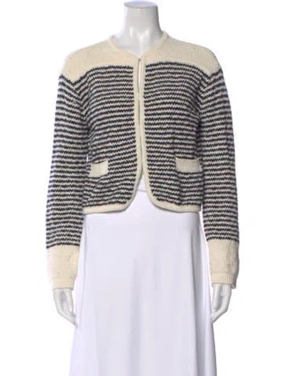 Pre-owned Tanya Taylor Striped Crew Neck Sweater In Multi
