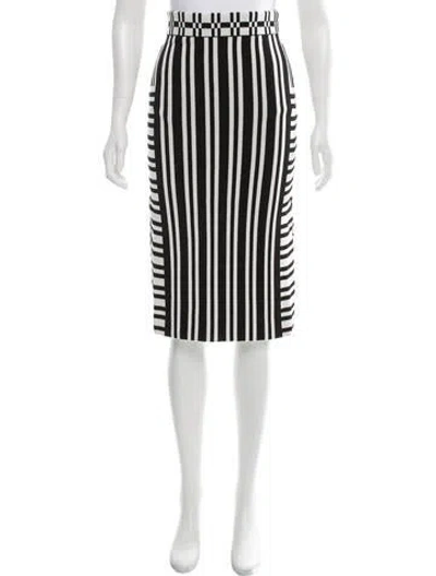 Pre-owned Tanya Taylor Striped Knit Skirt In Multi