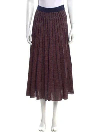 Pre-owned Tanya Taylor Striped Midi Length Skirt