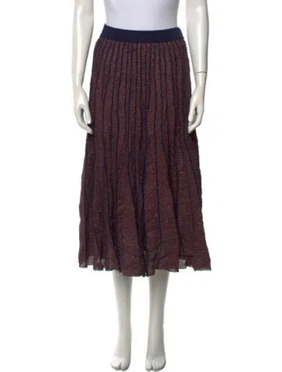 Pre-owned Tanya Taylor Striped Midi Length Skirt