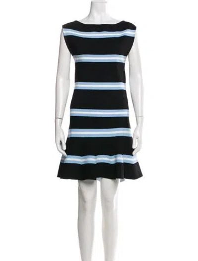 Pre-owned Tanya Taylor Striped Skirt Set In Black