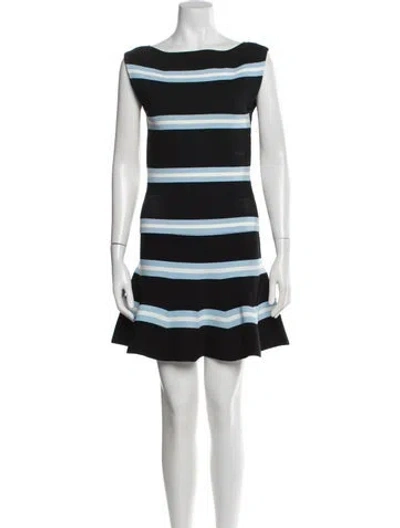 Pre-owned Tanya Taylor Striped Skirt Set In Black