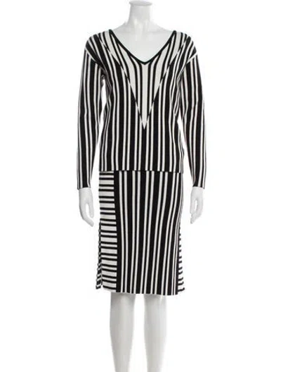 Pre-owned Tanya Taylor Striped Skirt Set In Multi