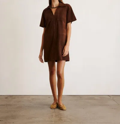 Tanya Taylor Tabby Dress In Chocolate In Brown