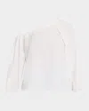 Tanya Taylor Tabitha One-shoulder Top In White