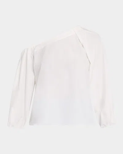 Tanya Taylor Tabitha One-shoulder Top In White