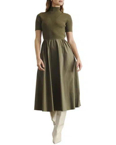 Tanya Taylor Teresa Knit Dress In Green
