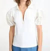 Tanya Taylor Tory Top In Optic White