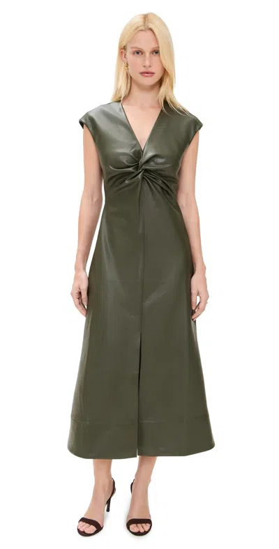 Tanya Taylor Tracy Dress Army In Green