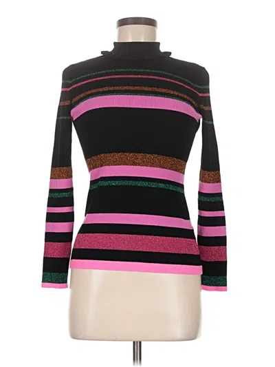 Pre-owned Tanya Taylor Turtleneck Sweater In Black