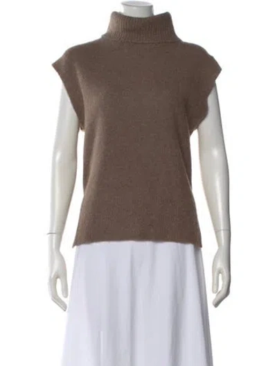 Pre-owned Tanya Taylor Turtleneck Sweater In Brown