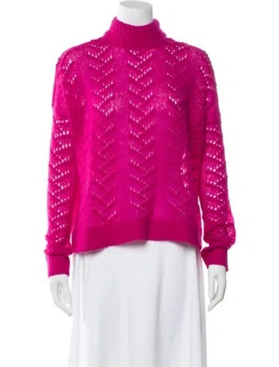 Pre-owned Tanya Taylor Turtleneck Sweater In Pink