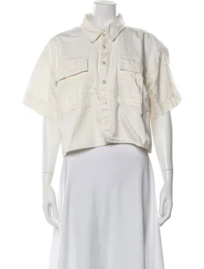 Pre-owned Tanya Taylor Utility Jacket In Neutrals