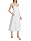 Tanya Taylor Verona Midi Dress In White In White