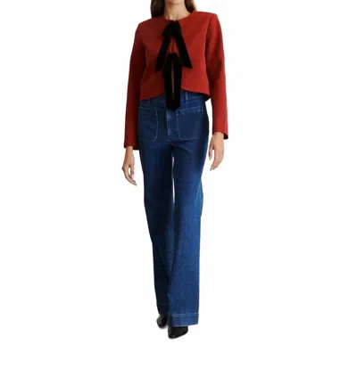 Tanya Taylor Viola Jacket In Smoked Paprika In Brown