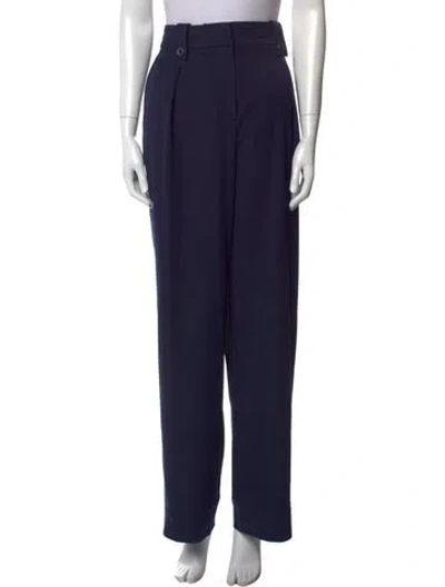 Pre-owned Tanya Taylor Wide Leg Pants In Blue