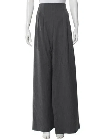 Pre-owned Tanya Taylor Wide Leg Pants In Gray